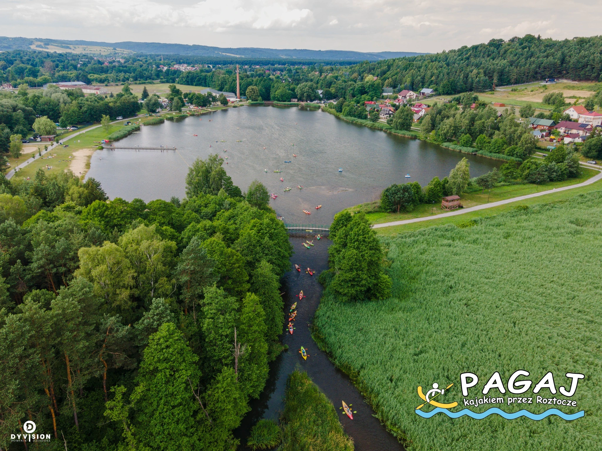 Zalew Rudka z lotu ptaka